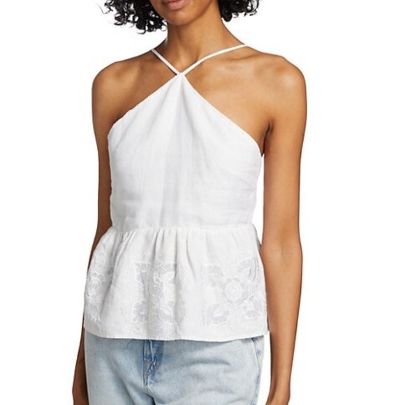 Joie Stillwell Embroidered Cotton Blouse - Picture 6 of 7